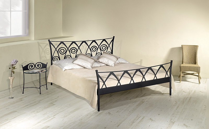 RONDA kovová kovaná dvoulůžková postel
